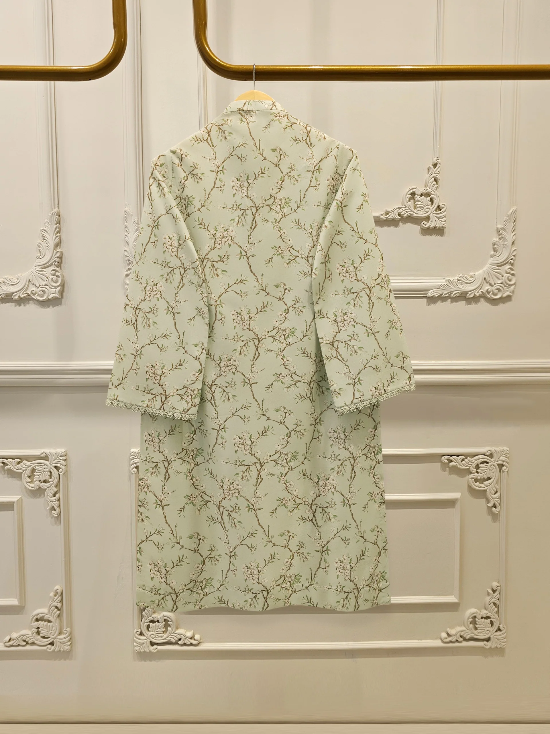 2 Piece - Digital Printed Cambric Suit S112888 - Image 2
