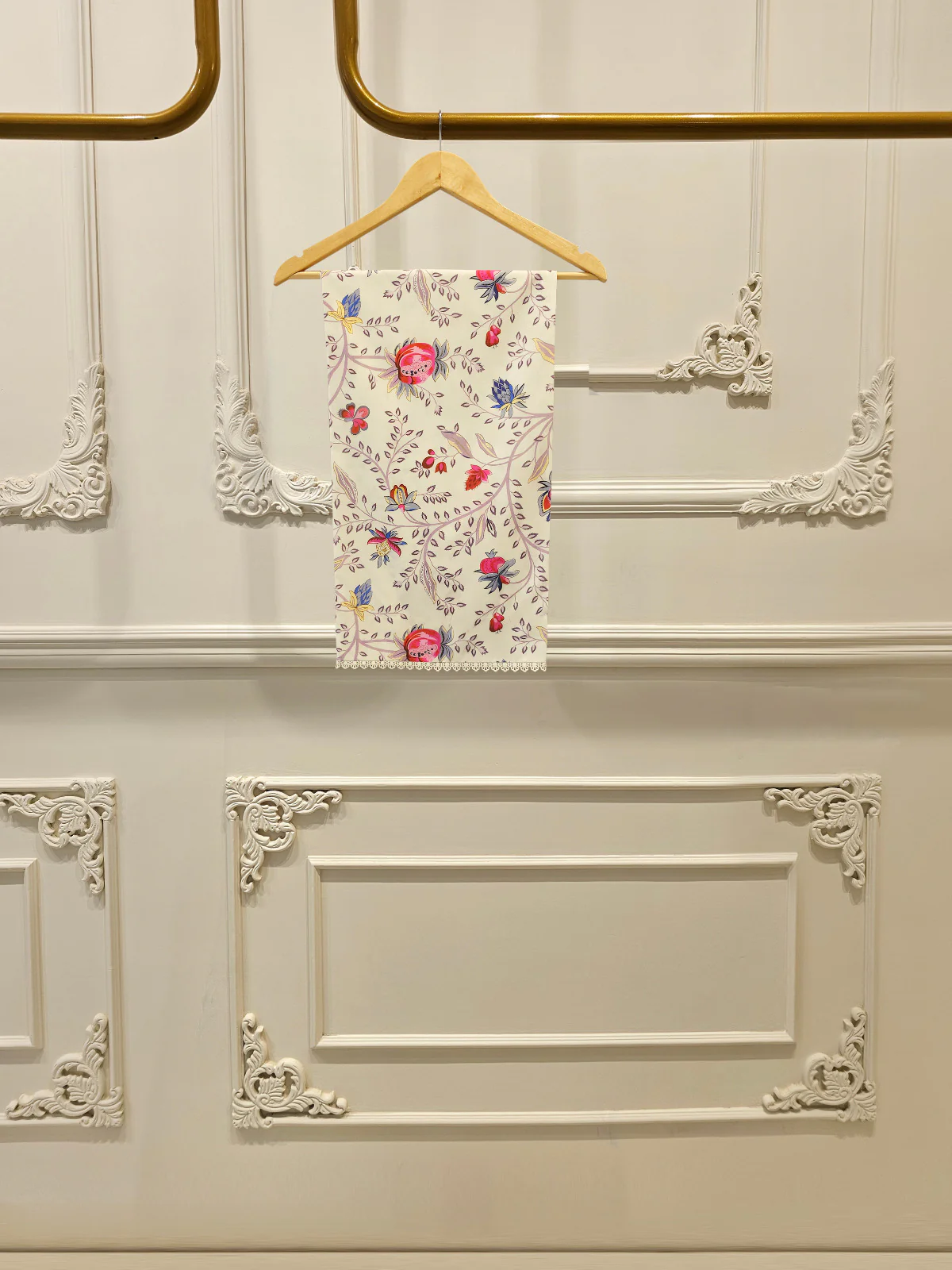 2 Piece - Digital Printed  Cambric Suit S113517 - Image 5