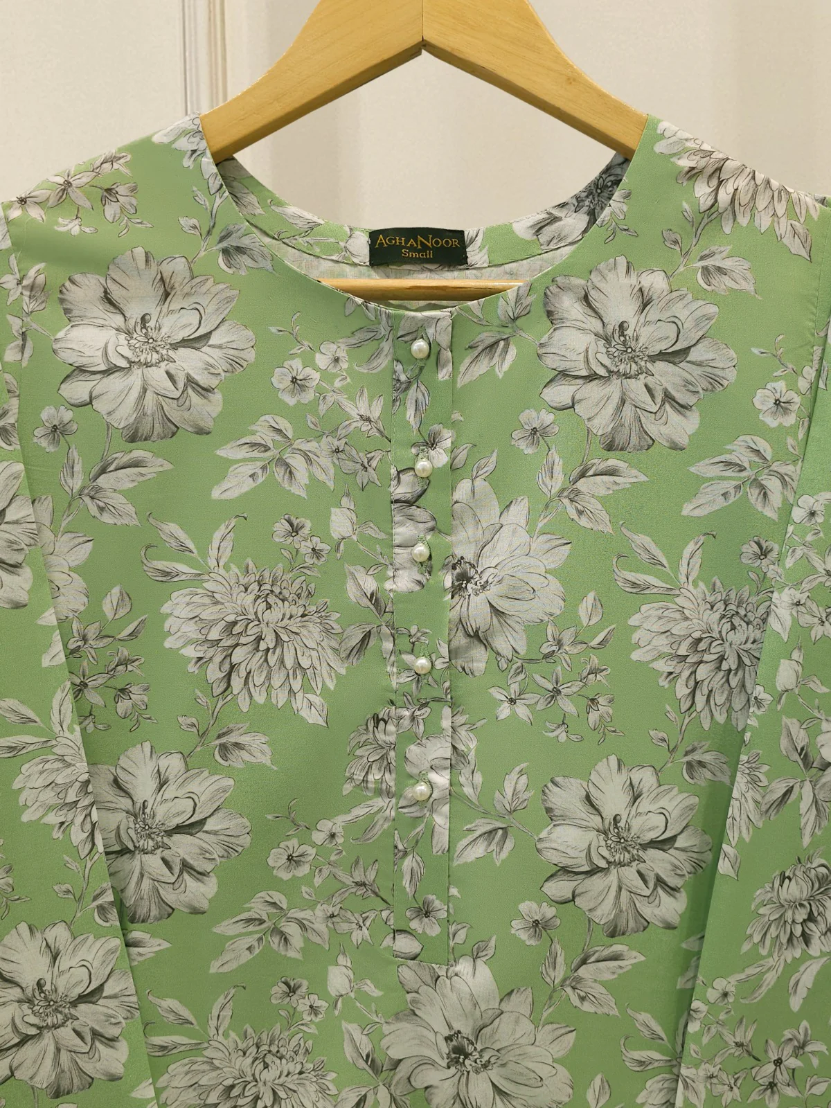 2 Piece - Digital Printed  Cambric Suit S113752 - Image 2