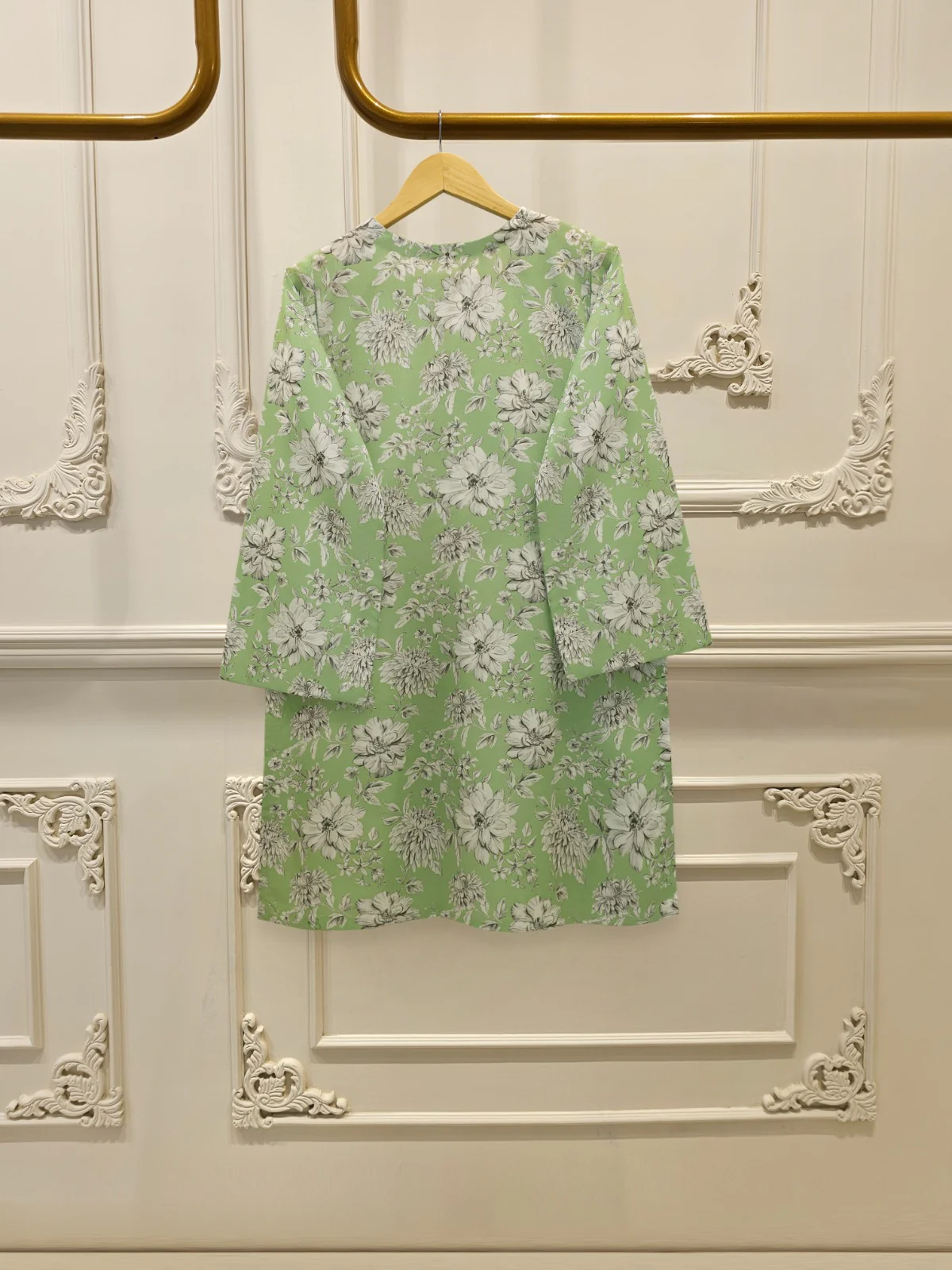 2 Piece - Digital Printed  Cambric Suit S113752 - Image 4