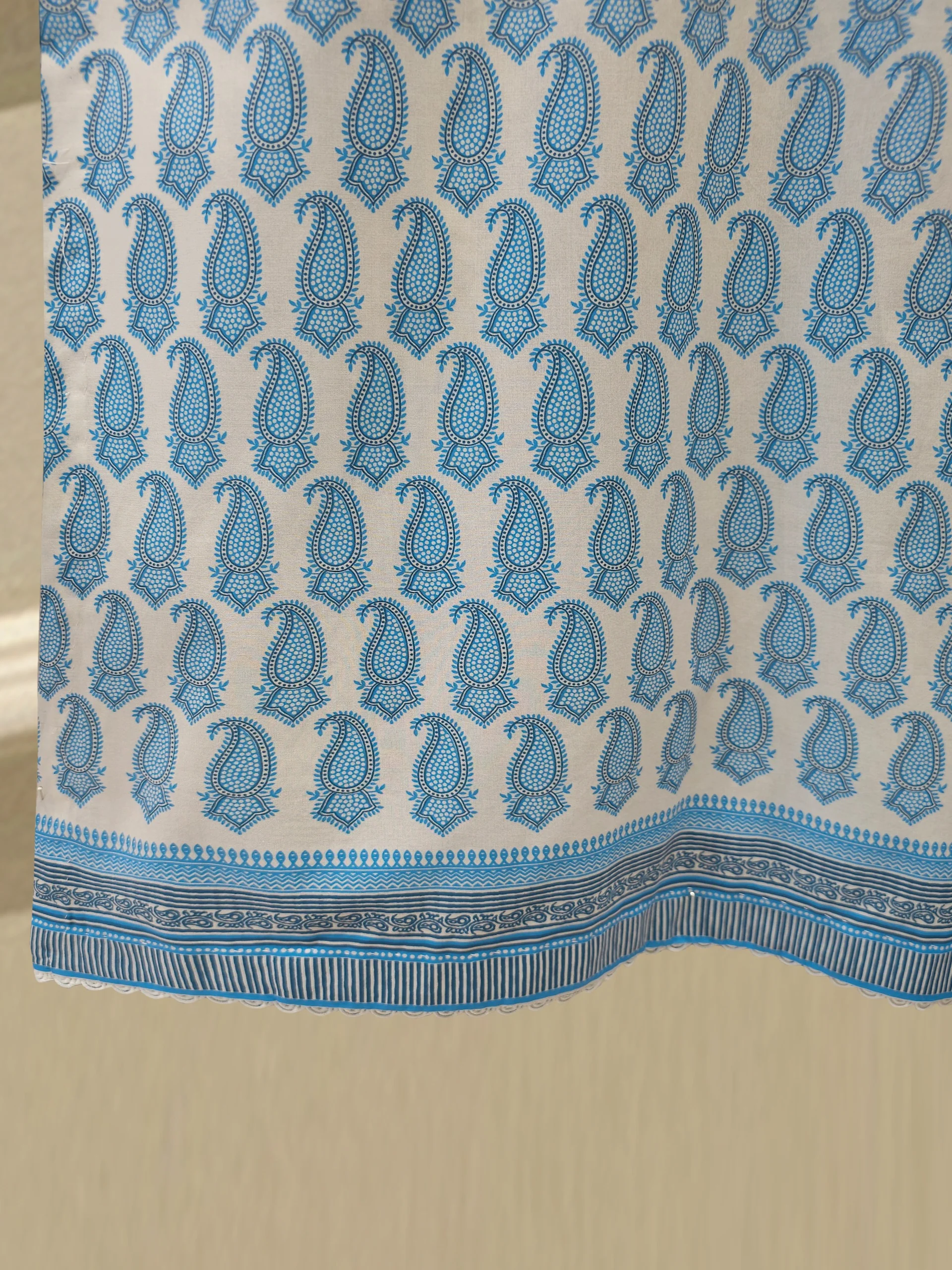 2 Piece - Digital Printed  Cambric Suit S113859 - Image 4