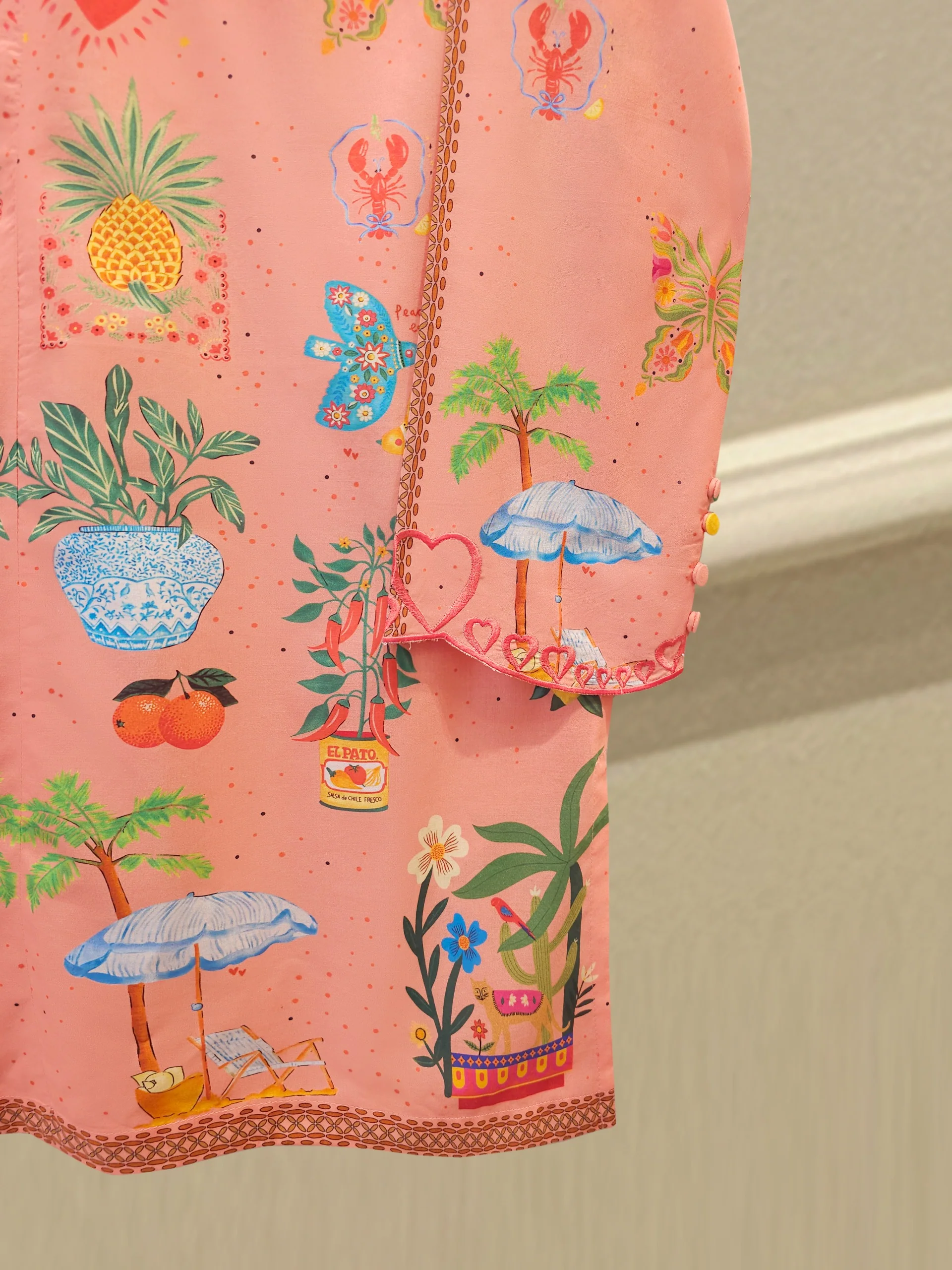 2 Piece - Digital Printed Cambric Suit WS00289 - Image 3