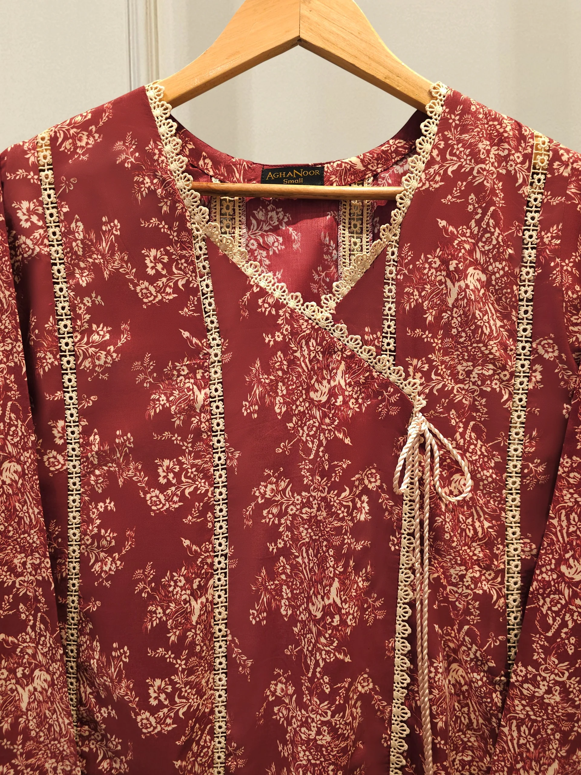 2 Piece - Digital Printed  Cambric Suit S113469 - Image 2