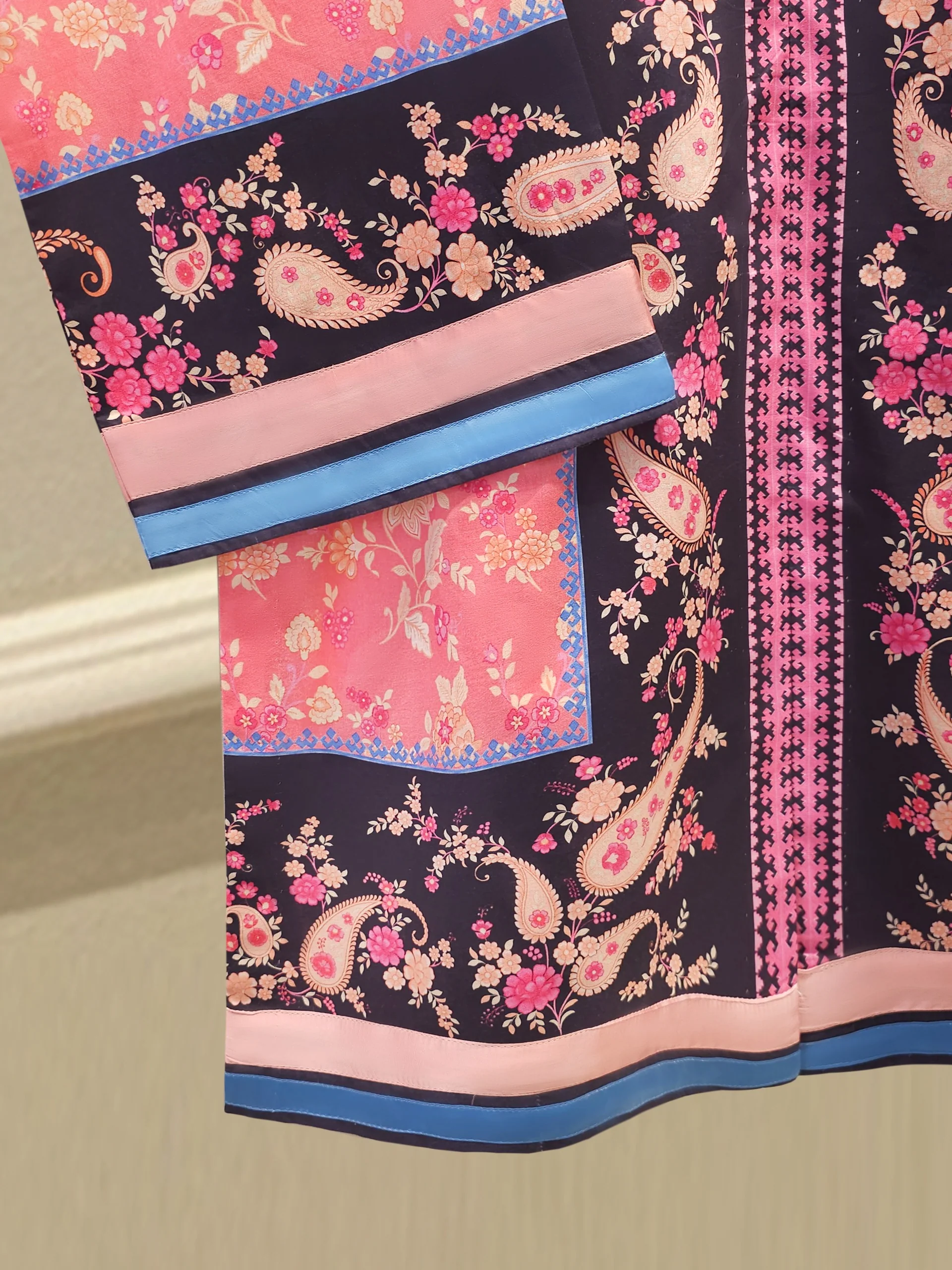 2 Piece - Digital Printed Lawn Suit S112102 - Image 3