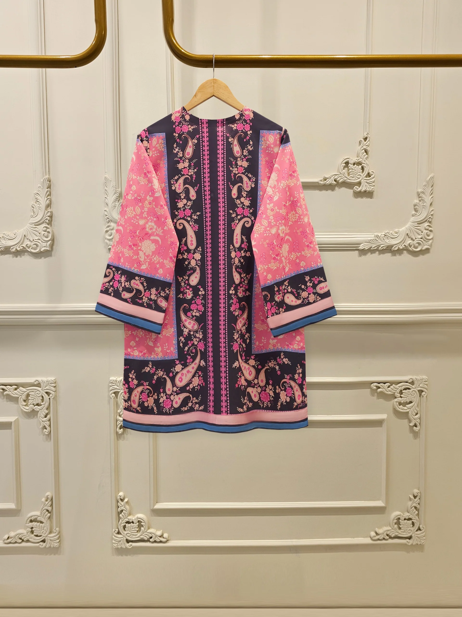 2 Piece - Digital Printed Lawn Suit S112102 - Image 4