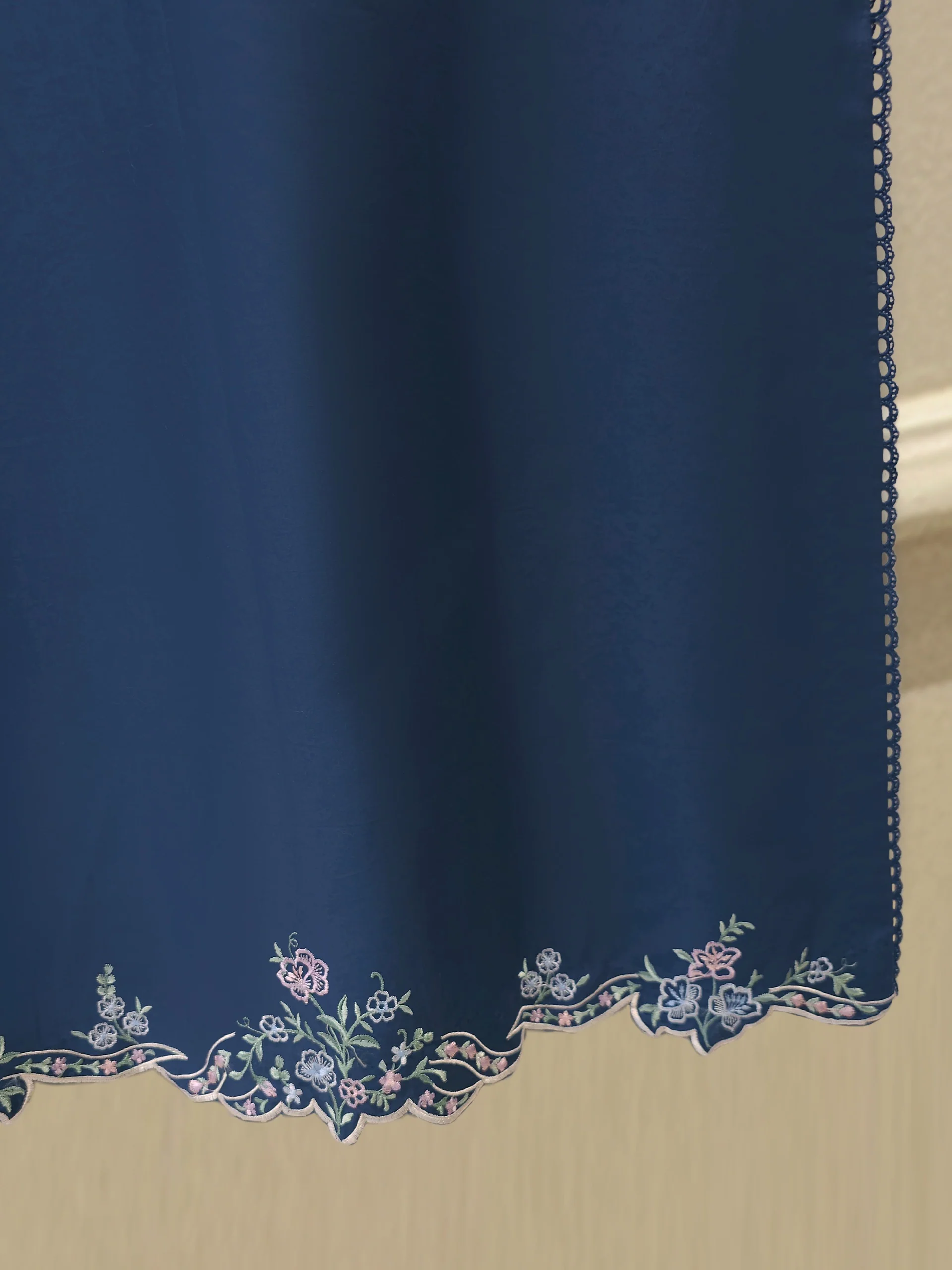 2 Piece - Embroidered Cambric Suit S114206 - Image 7
