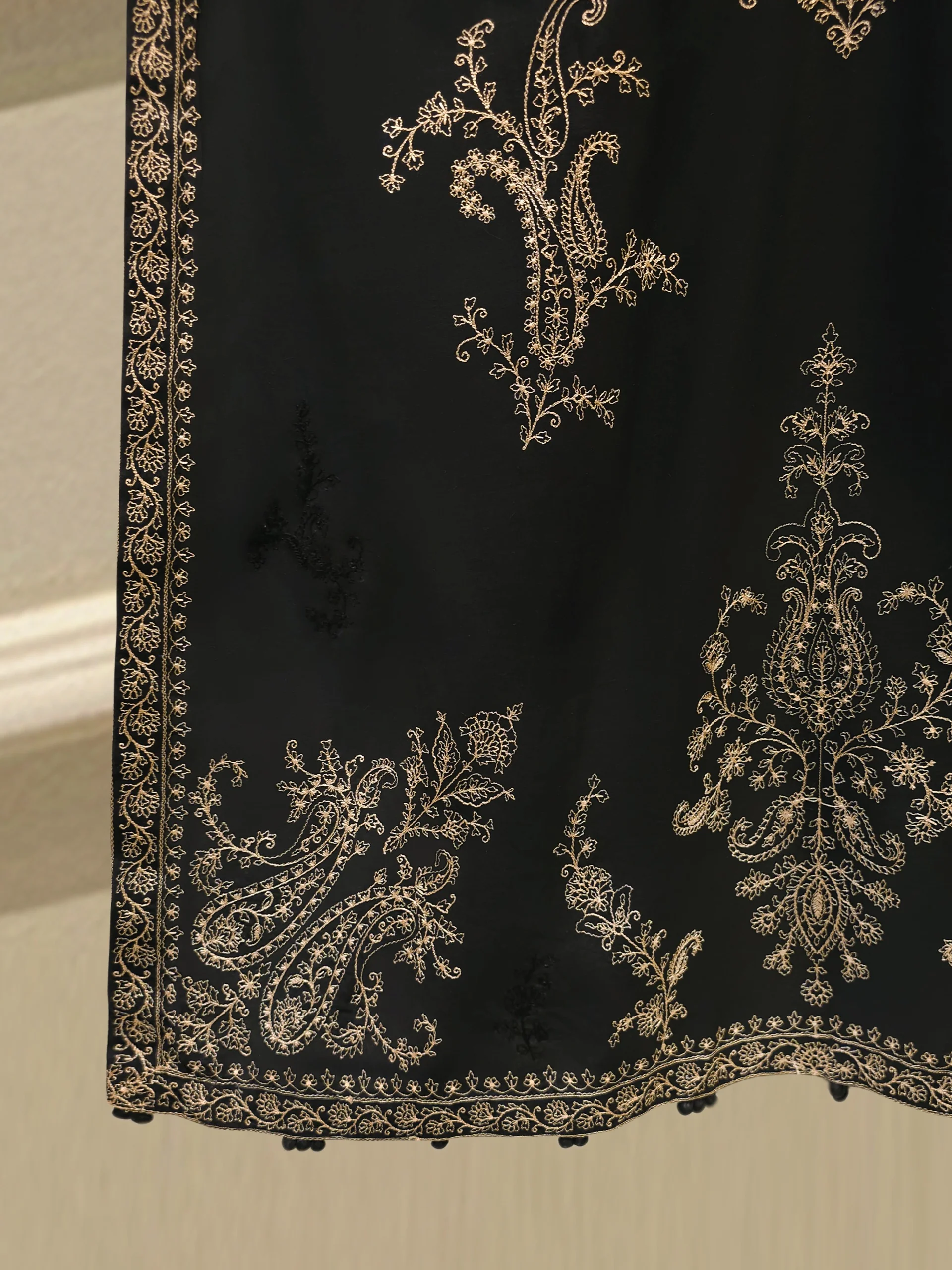 2 Piece - Embroidered Kora Cotton Suit  S114119 - Image 3