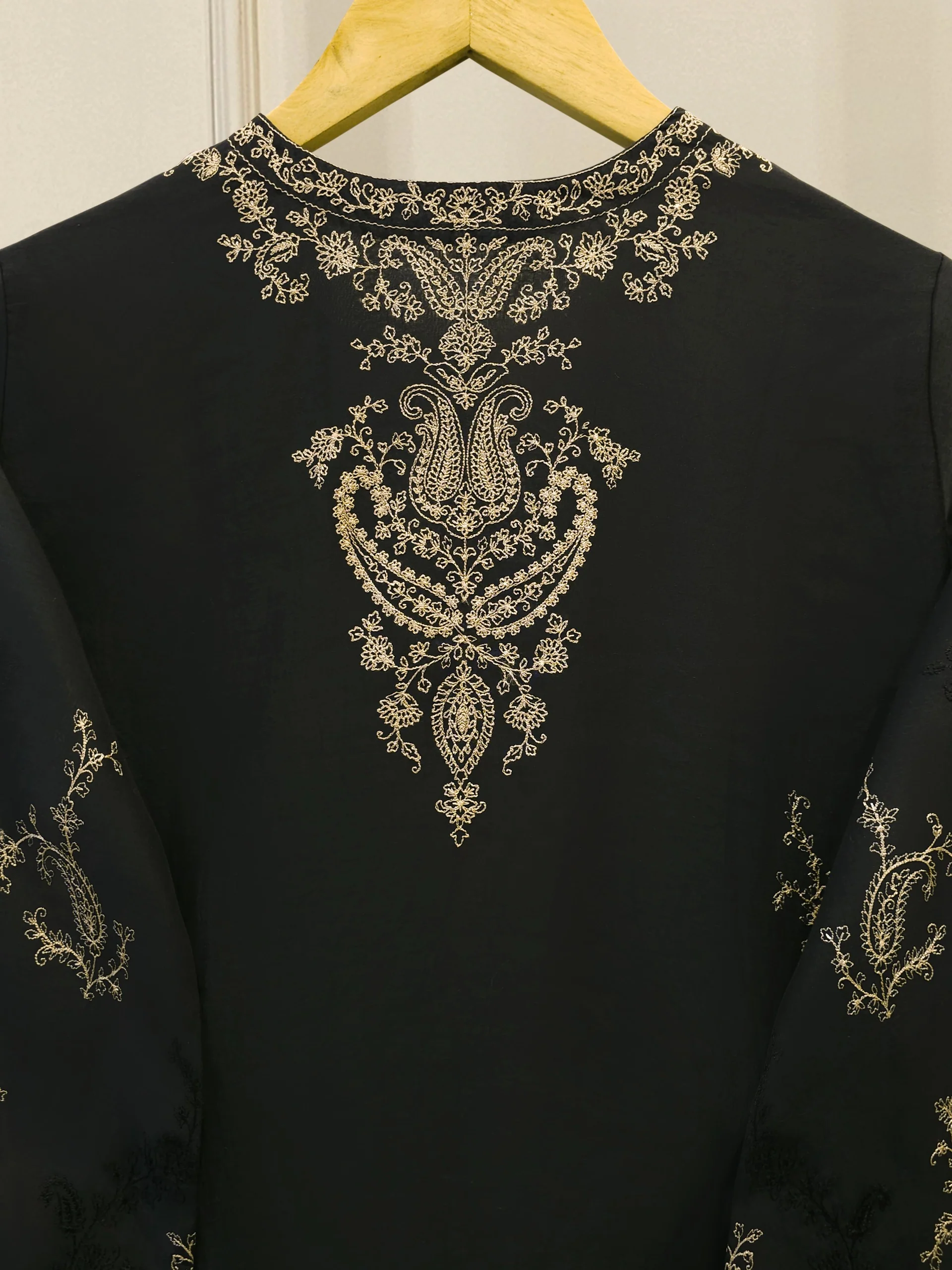 2 Piece - Embroidered Kora Cotton Suit  S114119 - Image 6