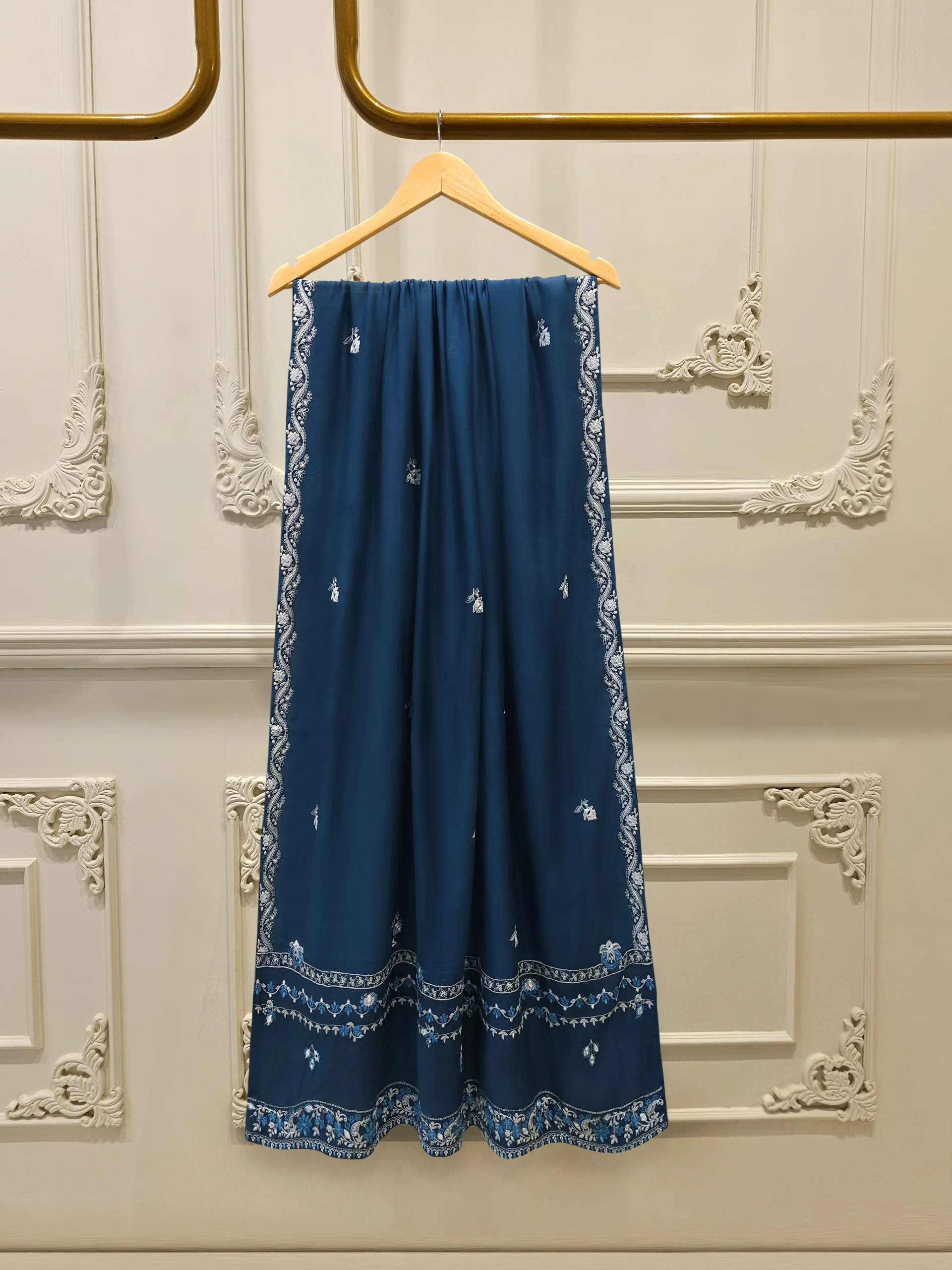 2 Piece - Embroidered Kora  Cotton Suit S114336 - Image 6