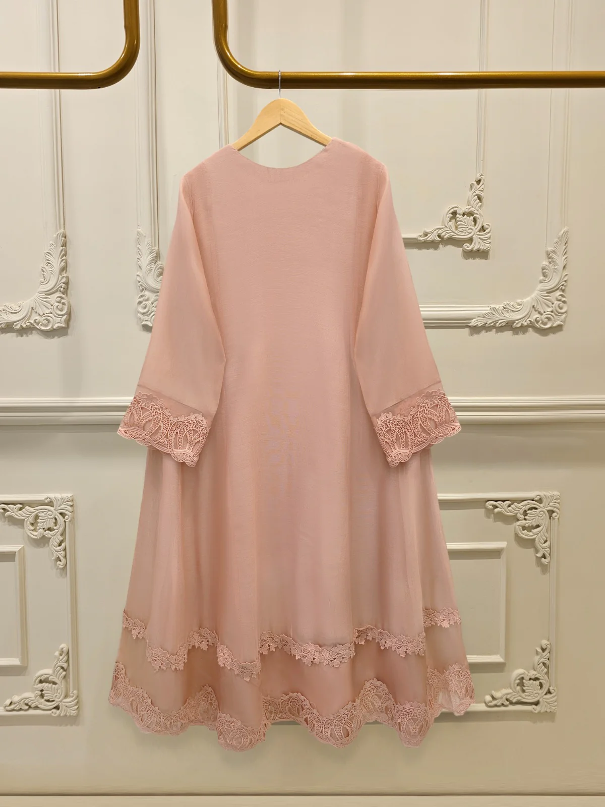 Pure Embroidered Cotton Net Shirt S113812 - Image 5