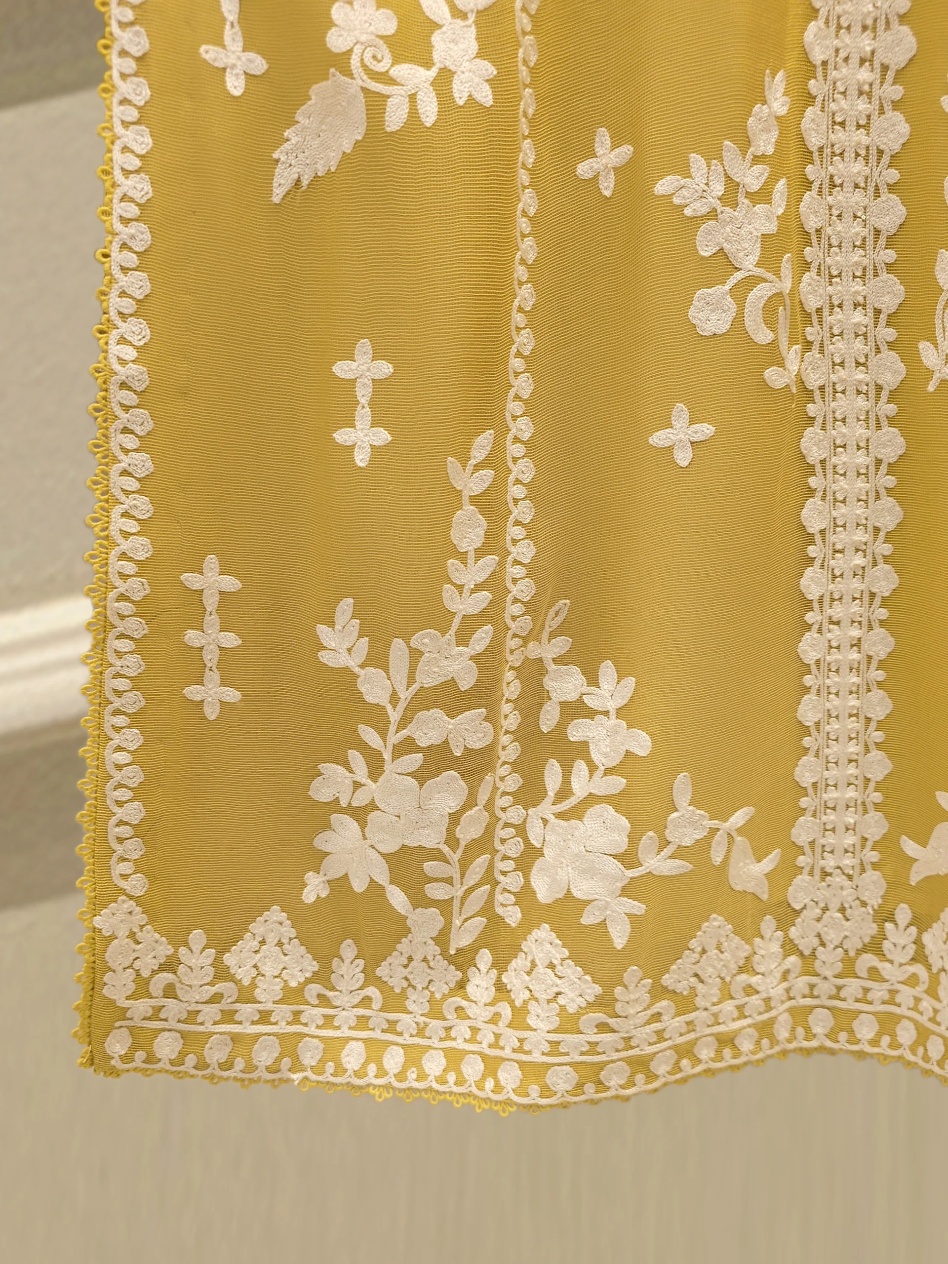3 Piece - Pure Embroidered Cotton Net Suit S113630 - Image 3