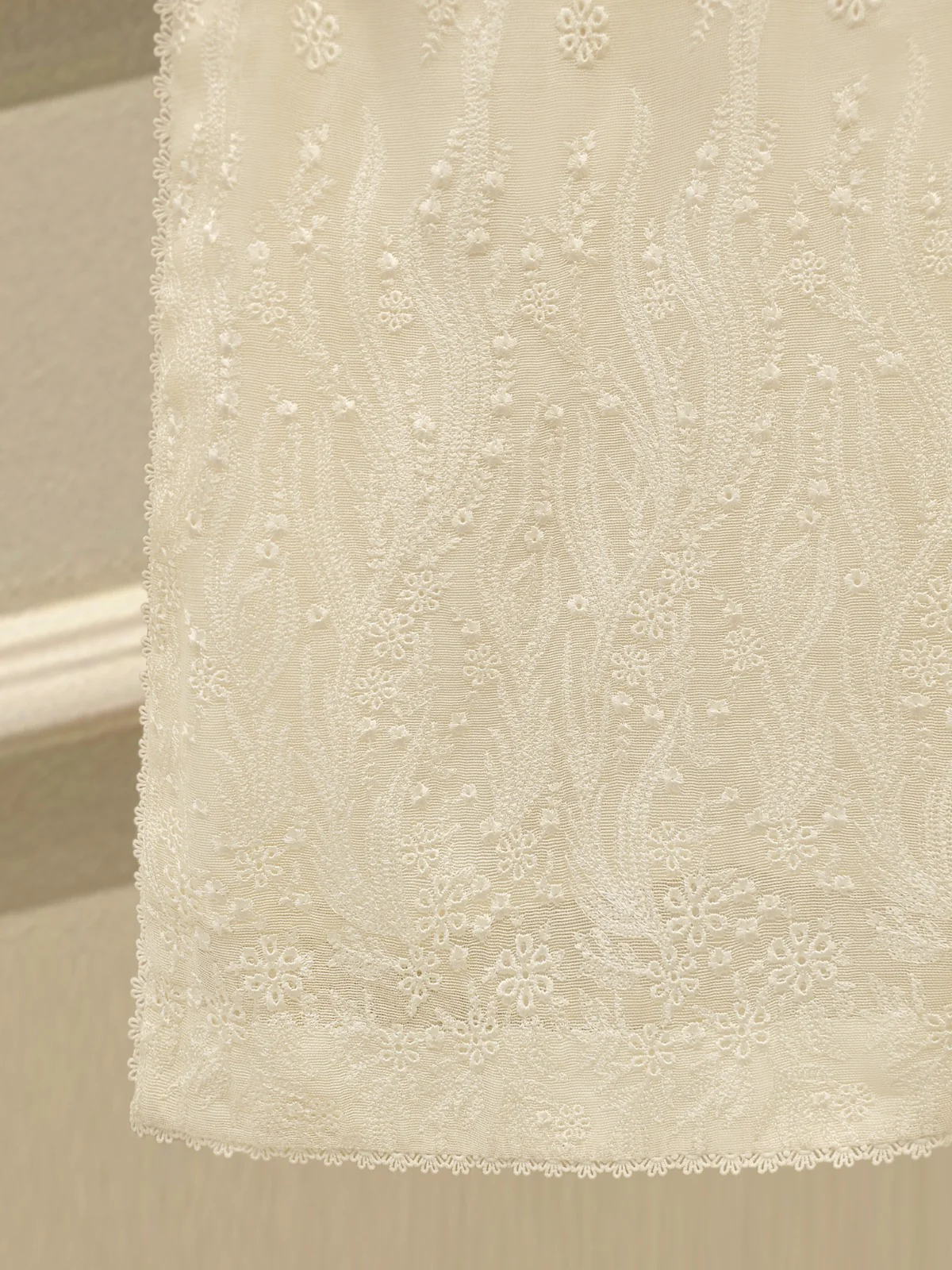 3 Piece - Pure Embroidered Cotton Net Suit S113798 - Image 4
