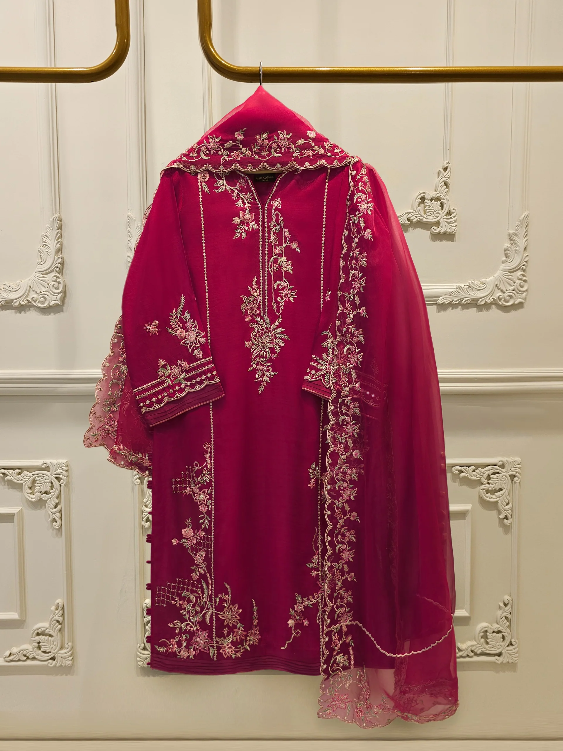 3 Piece - Pure Khaddi Silk Embroidered S114314
