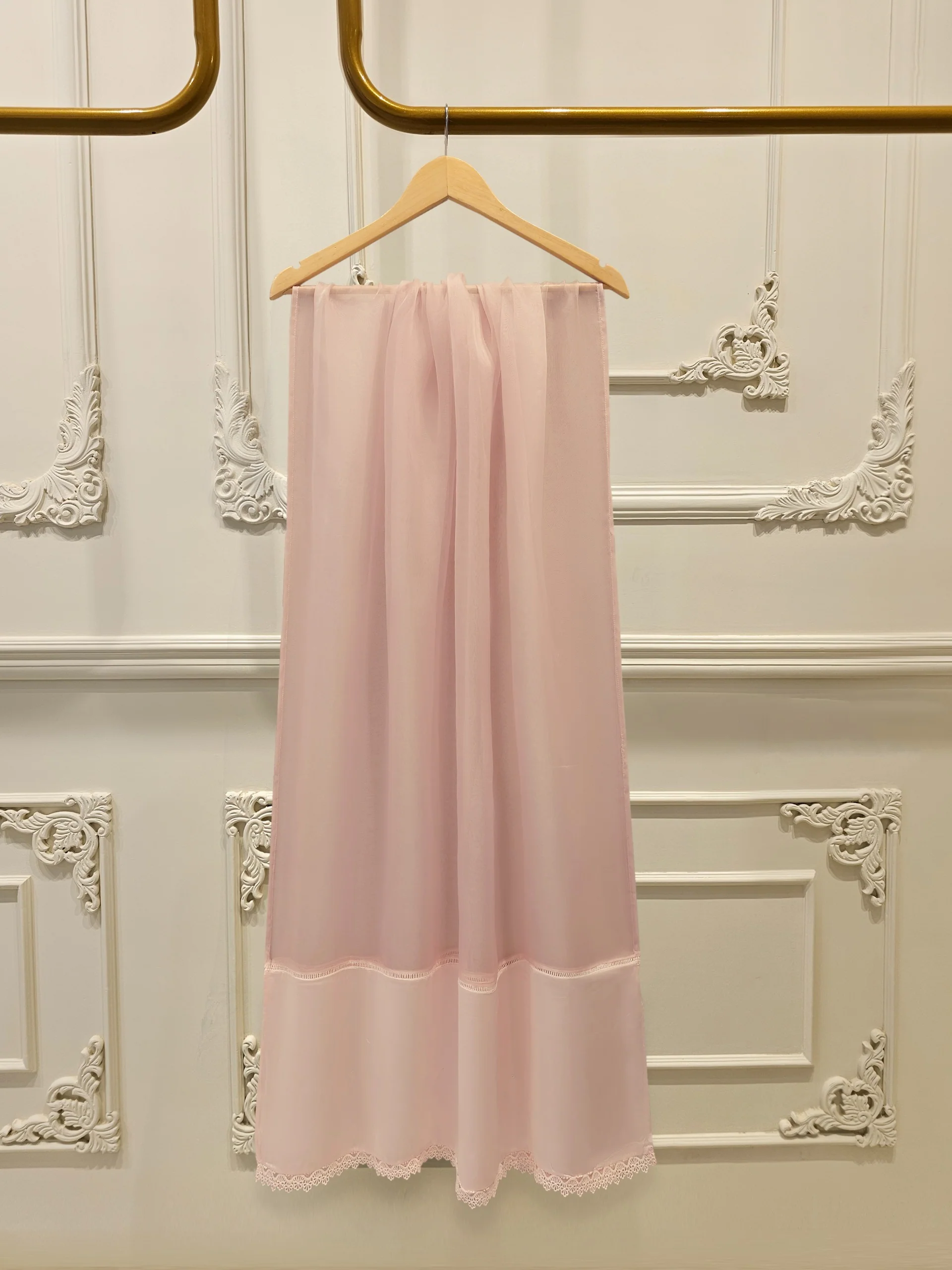 3 Piece - Pure Organza Embroidered Suit S113571 - Image 8