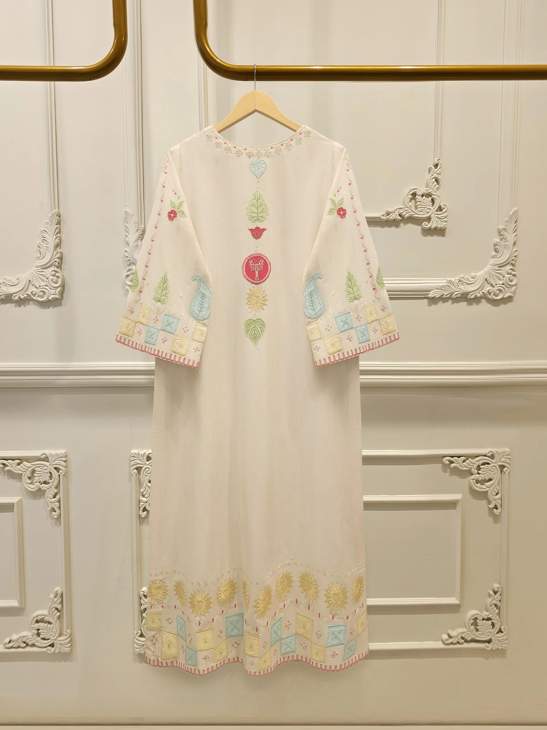 Embroidered Jacquard Shirt WS00202 - Image 5