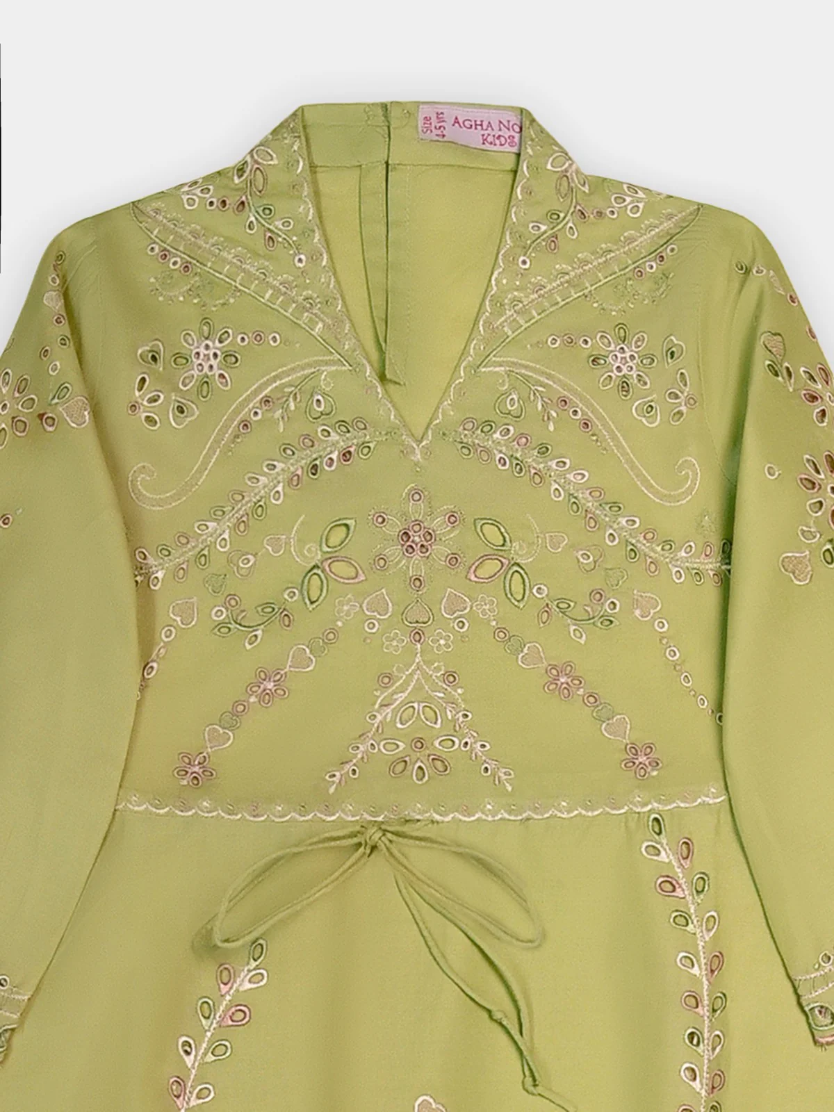 (Kid)  Embroidered Cambric Suit WS010B - Image 2