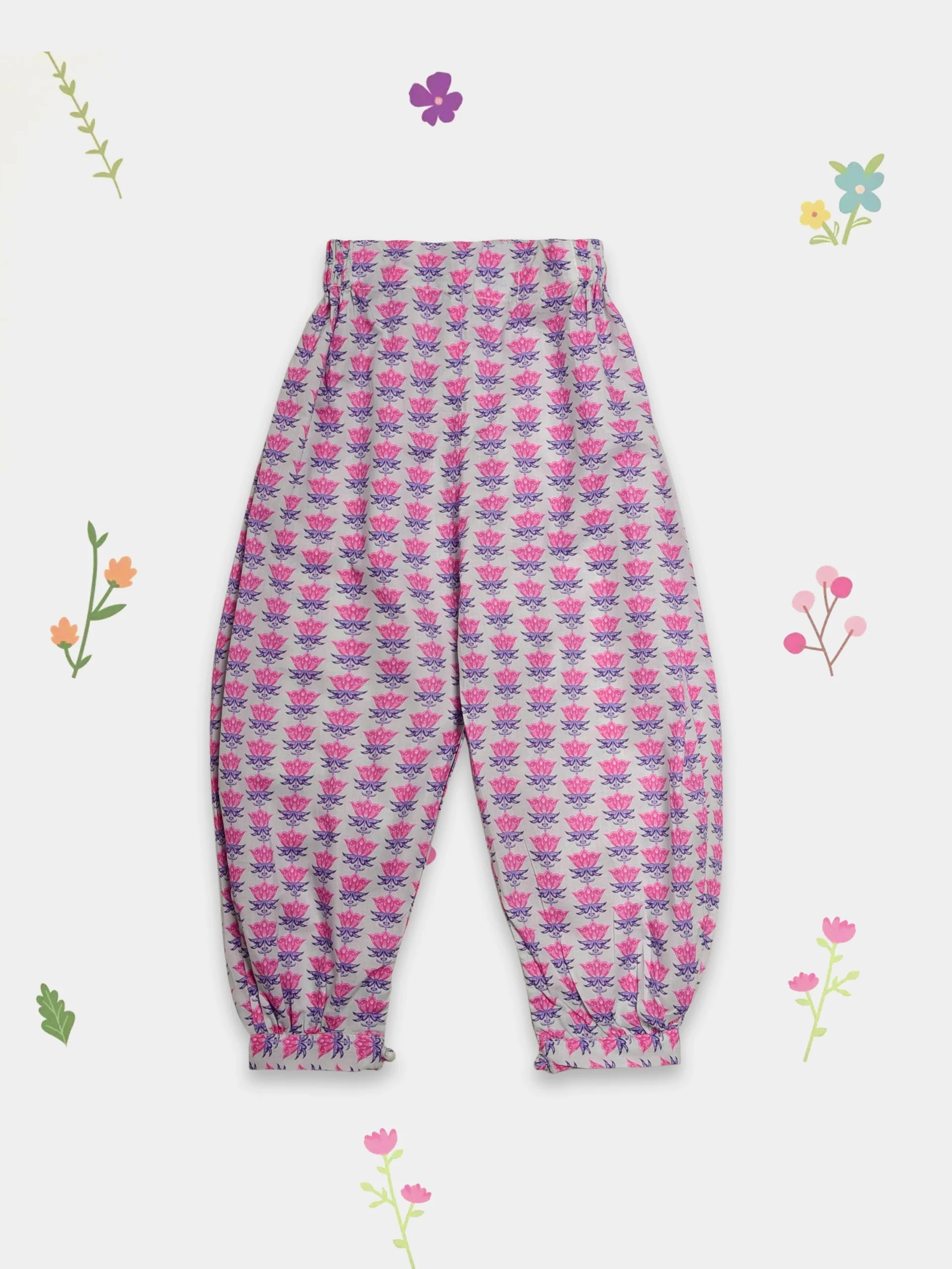 (Kids) - 2 Piece Digital Printed Lawn Suit FKD-037 - Image 5