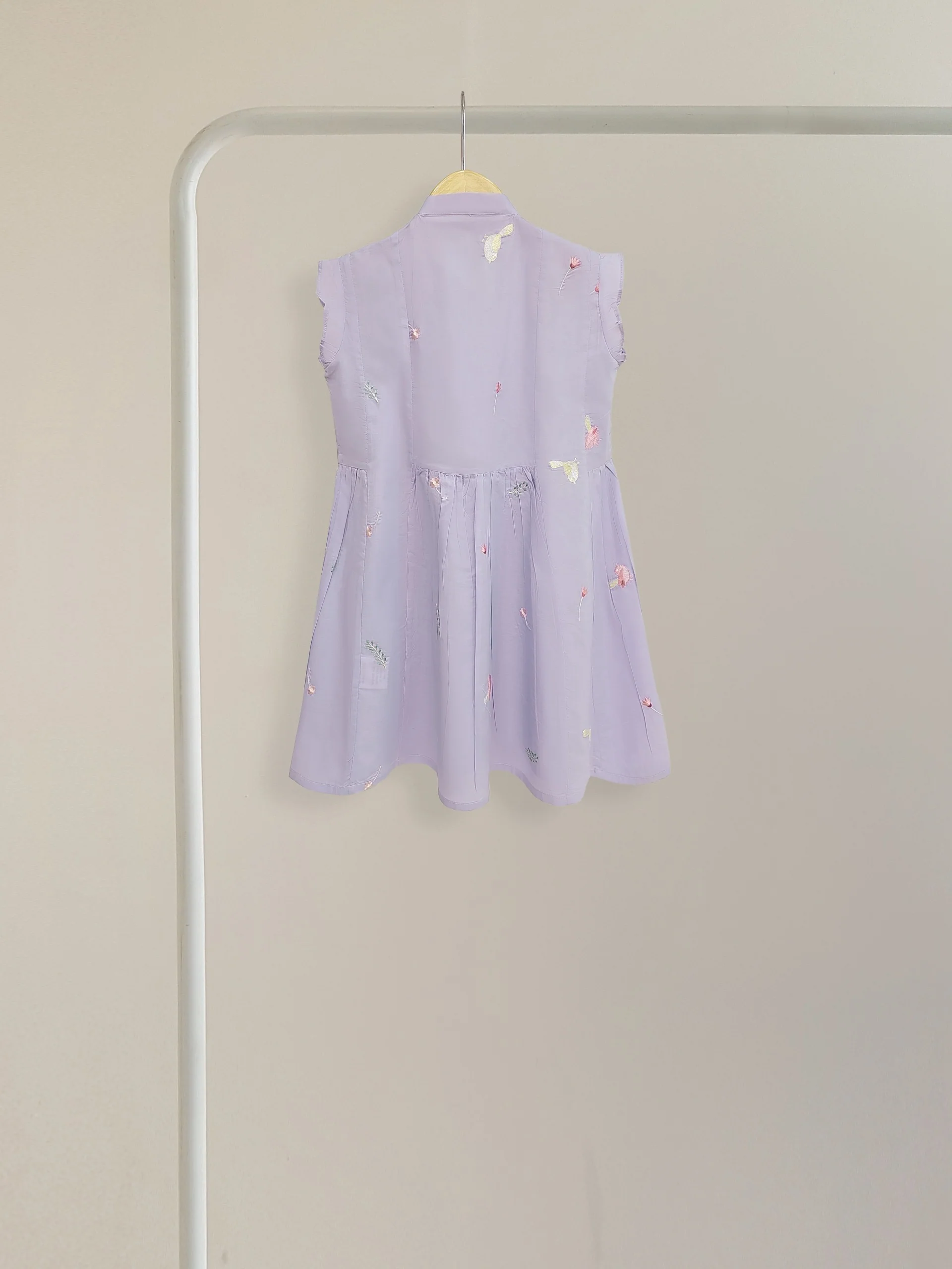 (Kids) Embroidered Cambric Shirt KD-034B - Image 4