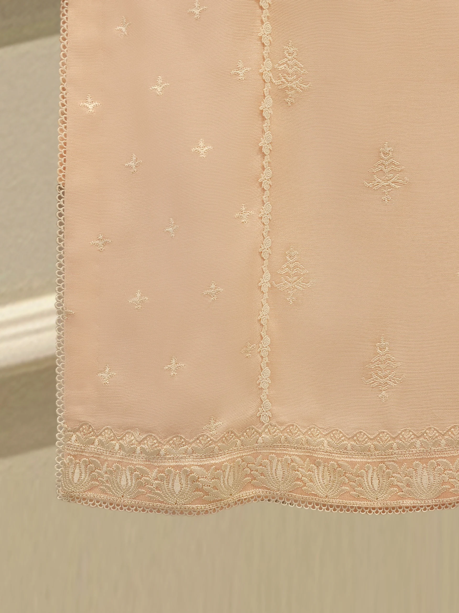 (Unstitched) 3 Piece - Pure Embroidered Cotton Net Suit S113609 - Image 4