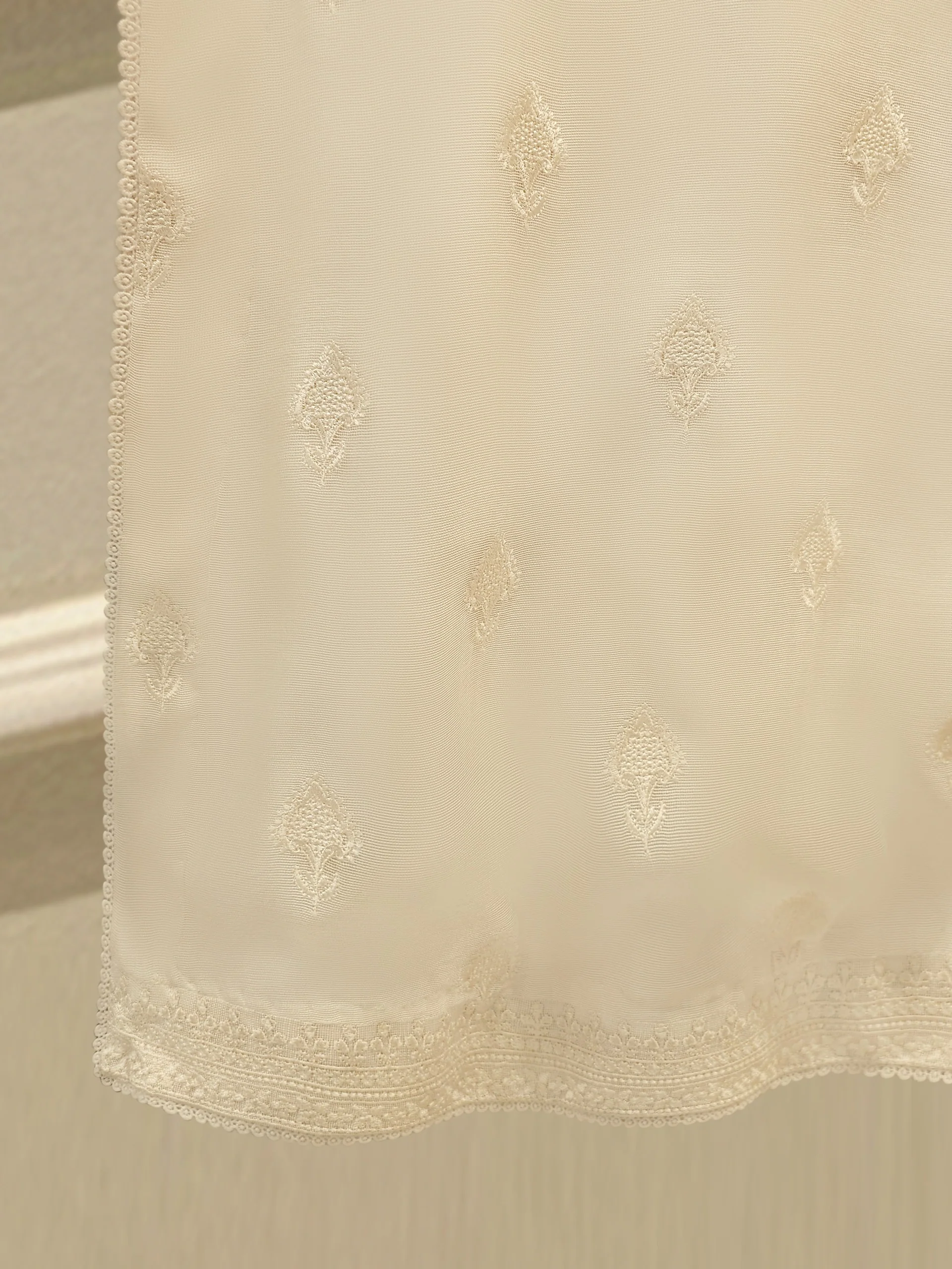 (Unstitched) 3 Piece - Pure Embroidered Cotton Net Suit S113613 - Image 4
